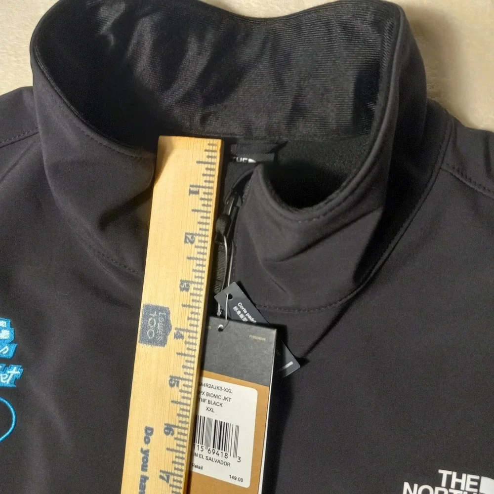 The North Face Men's Apex Bionic Jacket TNF black XXL Windproof NFOA4R2AJK3